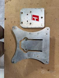 Portatarga enduro camoletto