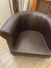 Poltrona ecopelle