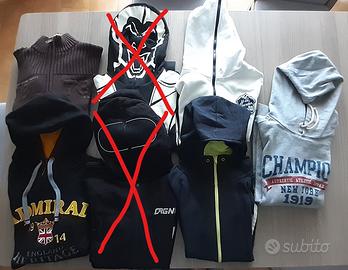 Felpe invernali per ragazzo 12-14 anni