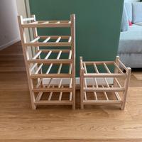 Ikea HUTTEN Portabottiglie come nuovo (3 pezzi)