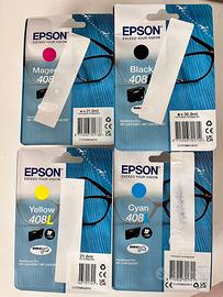 Cartucce Epson 408L Originali nuove sigillate.