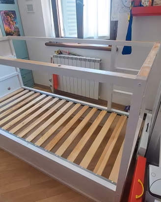 letto reversibile ikea Kura + in Scaletta/mobile 
