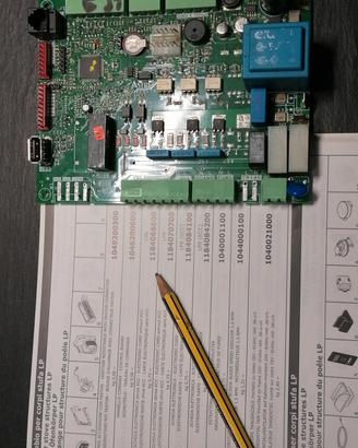 Scheda elettronica LP9 Caminetti Montegrappa 