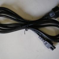 Cavo alimentatore pc portatile 3 pezzi