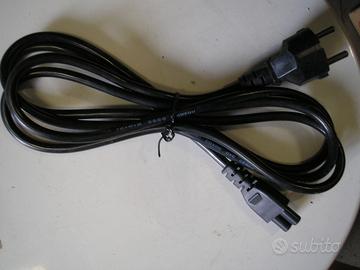 Cavo alimentatore pc portatile 3 pezzi