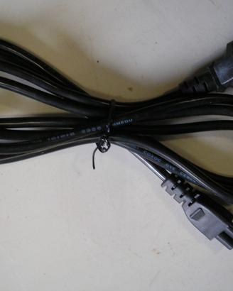 Cavo alimentatore pc portatile 3 pezzi