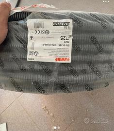 2 corrugati circa 50 mt cadauno da 20 e 25