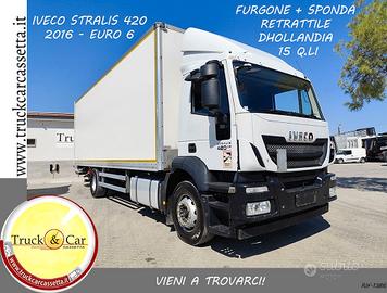 IVECO STRALIS 420-2016-FURGONE+SPONDA-€6