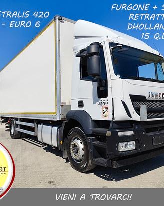 IVECO STRALIS 420-2016-FURGONE+SPONDA-€6