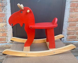 Renna a dondolo in legno IKEA - per bambini