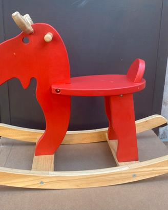Renna a dondolo in legno IKEA - per bambini