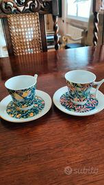 Coppia di tazzine da collezione Rosenthal Vogel. 