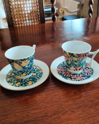 Coppia di tazzine da collezione Rosenthal Vogel. 