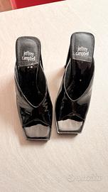 Sandali Jeffrey Campbell neri in vernice tg.38