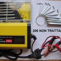 caricabatteria auto 12v ed attrezzi