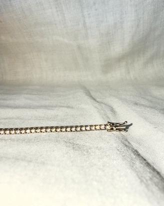 Bracciale tennis e diamanti