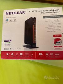 Netgear n750 wireless dual band dsl modem router