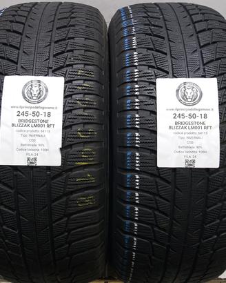 2 GOMME 245 50 18 BRIDGESTONE A64113