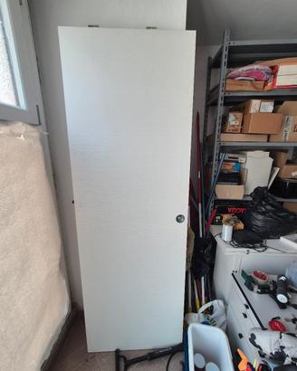 Porta scorrevole con telaio e controtelaio
