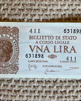 Banconota Biglietto di Stato 1 Lira “VNA LIRA”
