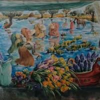 Quadro Luciana manelli ,CAMPO A PRIMAVERA 