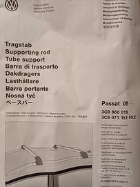 barre di trasporto per passat 5 