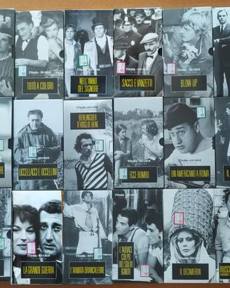 Videocassette 18 film capolavori italiani