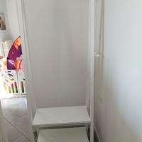 STAND APPENDIABITI IN LEGNO BIANCO