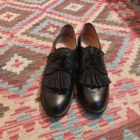 scarpe donna in pelle nere mauro leone