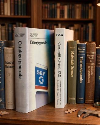 libri collezione ingegneri  amanti della meccanica