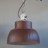 LAMPADA INDUSTRIALE RESTAURATA VINTAGE