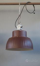 LAMPADA INDUSTRIALE RESTAURATA VINTAGE