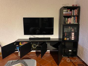 MOBILE NERO TV BESTA + PEZZO LIBRERIA