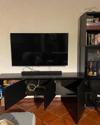 MOBILE NERO TV BESTA + PEZZO LIBRERIA