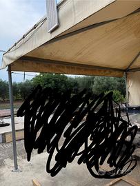 Struttura gazebo 5mt x 5mt