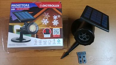Proiettore con pannello Solare per uso Esterno Dic