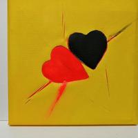 Lotto di 5 Quadri "Love" originali P Dell'Aversana