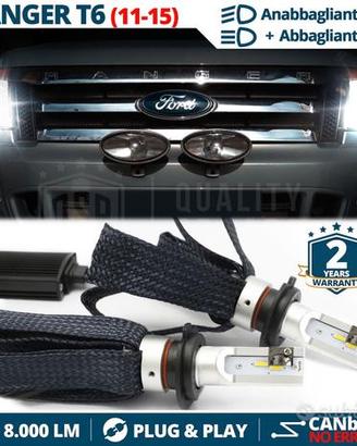 Kit LED H4 per FORD RANGER 3 T6 Luci CANbus 6500K