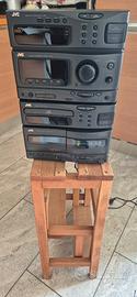 Stereo hi-fi JVC CA-S60RBK con casse con twitter