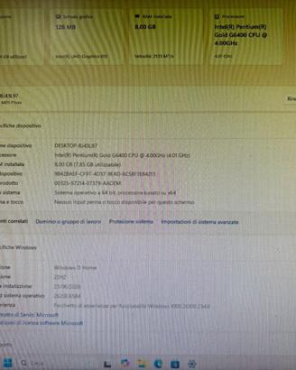 HP Desktop M01-F1, Intel Pentium G6400, 8gb RAM
