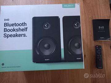 Majority D40 Casse Hifi, Amplificatore, bluetooth
