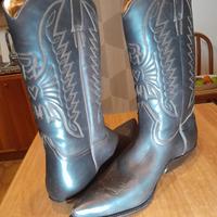 Stivali da cowboy in pelle Lakota