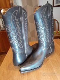 Stivali da cowboy in pelle Lakota