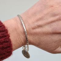 Bangle Raspini con moneta 10 lire in Ag 925