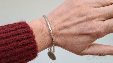 Bangle Raspini con moneta 10 lire in Ag 925