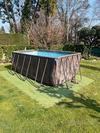 Set piscina Bestway Marrone (412X201X122 cm)
