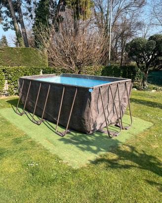 Set piscina Bestway Marrone (412X201X122 cm)