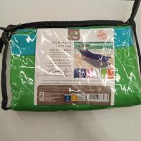 Telo mare lettino microfibra con tasche e cuscino 