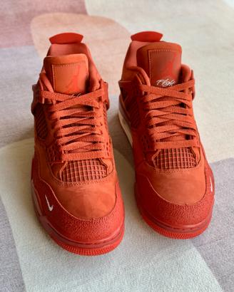 Scarpe da basket Air Jordan 4 Retro, arancioni 42