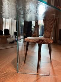 Gambe per tavolo in vetro